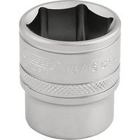 Draper 3/8" Drive Satin Finish Hexagon Socket Imperial 3/8" 13/16
