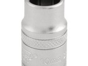 Draper 3/8" Drive Satin Finish Hexagon Socket Metric 3/8" 10mm