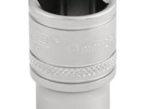 Draper 3/8" Drive Satin Finish Hexagon Socket Metric 3/8" 14mm