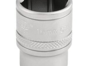 Draper 3/8" Drive Satin Finish Hexagon Socket Metric 3/8" 16mm