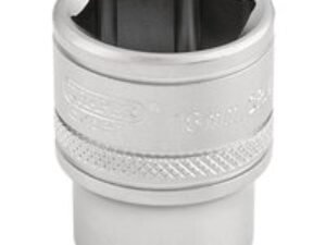 Draper 3/8" Drive Satin Finish Hexagon Socket Metric 3/8" 18mm