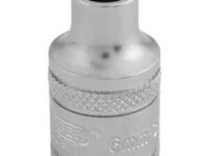 Draper 3/8" Drive Satin Finish Hexagon Socket Metric 3/8" 8mm