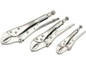 Draper 3 Piece Curved Jaw Self Grip Plier Set