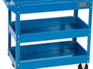 Draper 3 Shelf Trolley Blue