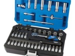 Draper 44 Piece 1/4" Drive Hex Socket and Socket Bit Set 1/4