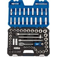 Draper 63 Piece 1/2" Drive Hex Socket Set Metric and Imperial 1/2