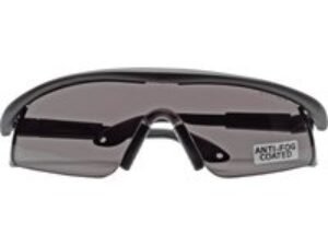 Draper Anti Fog Safety Glasses Black Grey