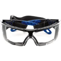 Draper Anti Fog Wraparound Safety Glasses Black Clear