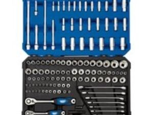 Draper Expert 150 Piece Combination Drive Hex and Bi Hex Socket, Bit and Spanner Set Metric and Imperial Combination