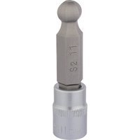 Draper Expert 3/8" Drive Hexagon Ball End Socket Bit Metric 3/8" 11mm