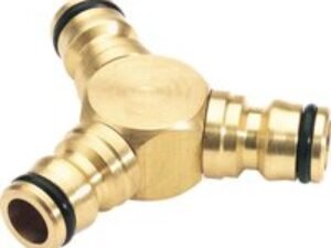 Draper Expert 3 Way Garden Hose Pipe Connector