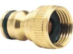 Draper Expert Brass Hose Pipe Tap Connector 1/2" / 12.5mm Pack of 1