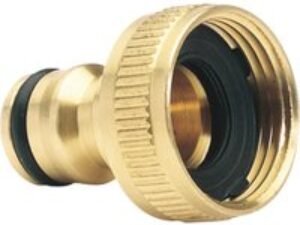 Draper Expert Brass Hose Pipe Tap Connector 3/4" / 19mm Pack of 1