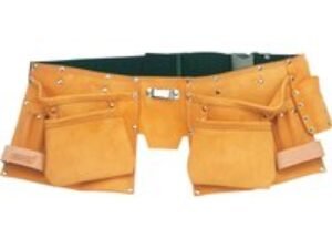 Draper Expert Leather Double Tool Pouch and Belt