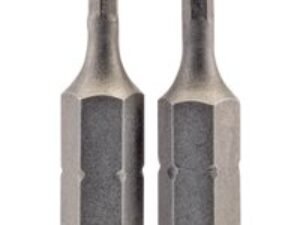 Draper Hex Screwdriver Bit Hex 2.5mm 25mm Pack of 2