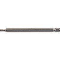 Draper Hex Screwdriver Bit Hex 4mm 100mm Pack of 1