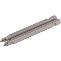 Draper Phillips Screwdriver Bit PH1 75mm Pack of 2