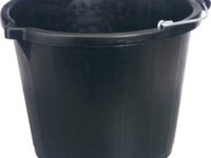 Draper Polyethylene Bucket 14.8l Black