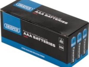 Draper Powerup Ultra Alkaline AAA Batteries Pack of 40