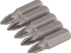 Draper Pozi Screwdriver Bit PZ1 25mm Pack of 5