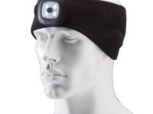 Draper Rechargeable LED Headband Torch Black