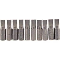 Draper Slotted Screwdriver Bit 5.5mm 25mm Pack of 10