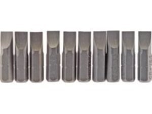 Draper Slotted Screwdriver Bit 6.5mm 25mm Pack of 10