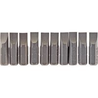 Draper Slotted Screwdriver Bit 6.5mm 25mm Pack of 10