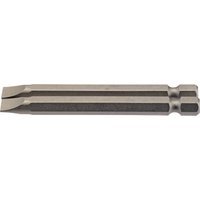 Draper Slotted Screwdriver Bit 6.5mm 75mm Pack of 2