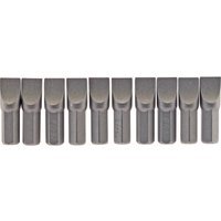 Draper Slotted Screwdriver Bit 8mm 25mm Pack of 10