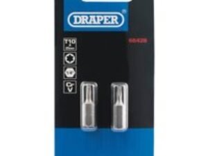 Draper Torx Screwdriver Bits T10 25mm Pack of 2