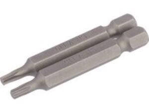 Draper Torx Screwdriver Bits T15 50mm Pack of 2