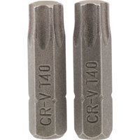Draper Torx Screwdriver Bits T40 25mm Pack of 2