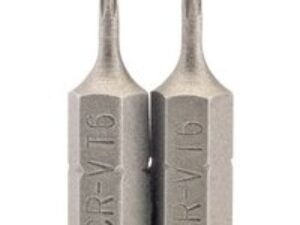 Draper Torx Screwdriver Bits T6 25mm Pack of 2