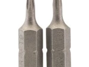 Draper Torx Screwdriver Bits T9 25mm Pack of 2