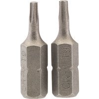 Draper Torx Screwdriver Bits T9 25mm Pack of 2