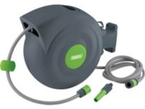 Draper Wall Mounted Auto Garden Hose Reel 1/2" / 12.5mm 20m