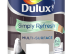 Dulux Simply Refresh Multi Surface Eggshell Pure Brilliant White, 750ML