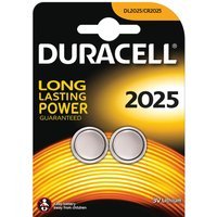 Duracell CR2025 Coin Lithium Battery Pack of 2
