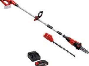 Einhell GE-HC 18 Li T 18v Cordless Telescopic Pole Pruner and Hedge Trimmer 1 x 2.5ah Li-ion Charger