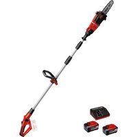 Einhell GE-LC 18 Li T 18v Cordless Pole Tree Pruner 200mm 2 x 5.2ah Li-ion Charger