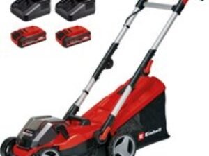 Einhell RASARRO 36/34 36v Cordless Rotary Lawnmower 340mm 2 x 3ah Li-ion Twin Battery Charger
