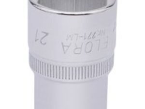 Elora 1/2" Drive Hexagon Socket Metric 1/2" 21mm