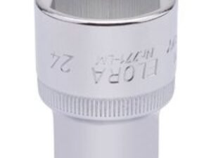 Elora 1/2" Drive Hexagon Socket Metric 1/2" 24mm