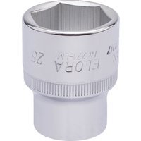 Elora 1/2" Drive Hexagon Socket Metric 1/2" 25mm