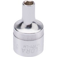 Elora 1/2" Drive Hexagon Socket Metric 1/2" 6mm