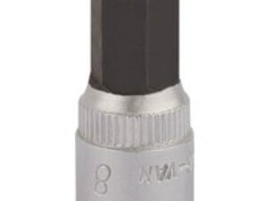 Elora 1/4" Drive Hexagon Socket Bit Metric 1/4" 8mm