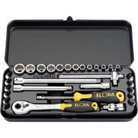Elora 31 Piece 1/4" Drive Hex Socket and Screwdriver Bit Set Metric 1/4