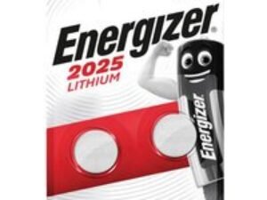 Energizer CR2025 Coin Lithium Battery Pack of 2