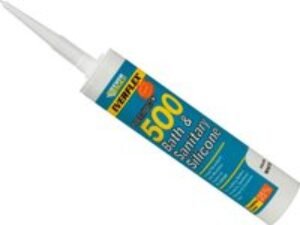 Everbuild 500 Bath and Sanitary Silicone Sealant Ivory 310ml